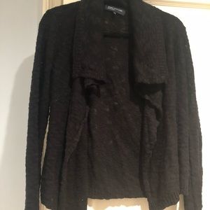 Black Waterfall Cardigan